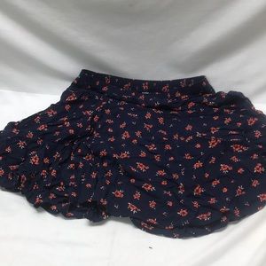 Women’s skirt with flowers. Flowing